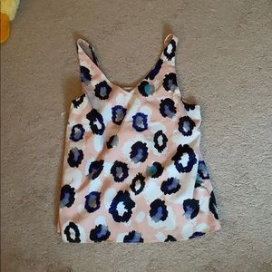 Banana Republic Cheetah Print Professional Blouse